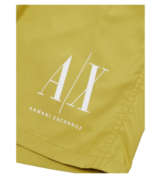 Armani Exchange Zielone bokserki