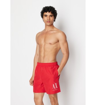 Armani Exchange Cales boxer vermelhos