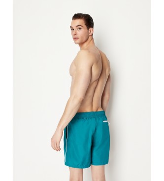 Armani Exchange Turquoise boxer shorts