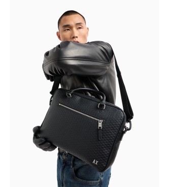 Armani Exchange Borsa portadocumenti nera