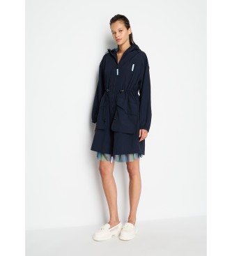 Armani Exchange Caban Parka navy