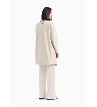 Armani Exchange Trench laminato ASV bianco