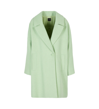 Armani Exchange Caban green coat