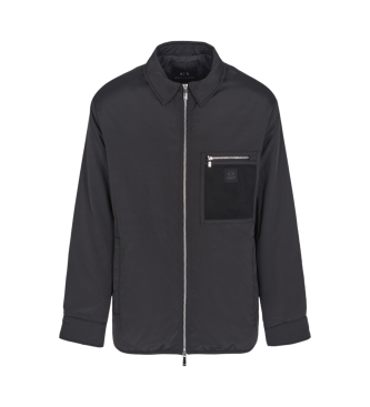 Armani Exchange Cappotto caban nero