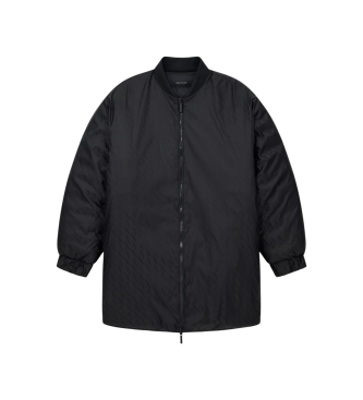 Armani Exchange Abrigo Caban negro