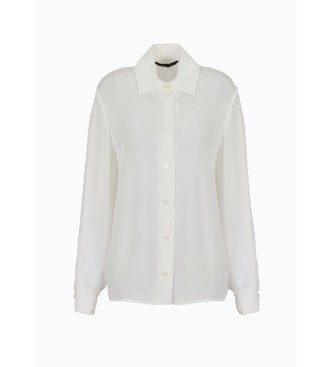 Armani Exchange Camisa clssica branca
