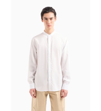 Armani Exchange Camisa normal branca
