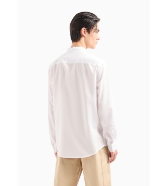 Armani Exchange Camisa normal branca