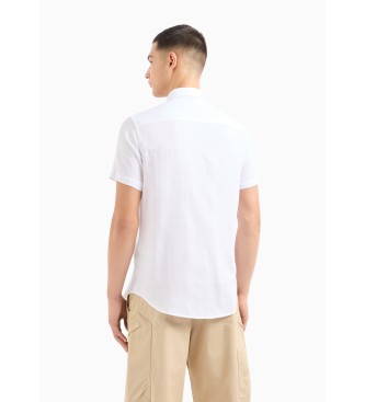 Armani Exchange Camisa Lisa blanco