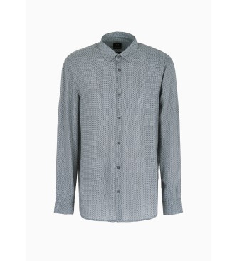 Armani Exchange Camisa Eco gris