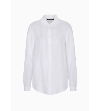 Armani Exchange Satijnen overhemd wit