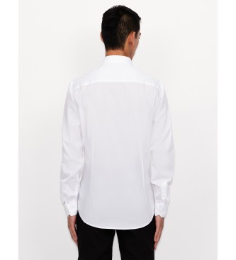 Armani Exchange Camicia a blocchi bianchi