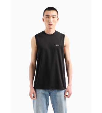 Armani Exchange Camiseta de tirantes negro