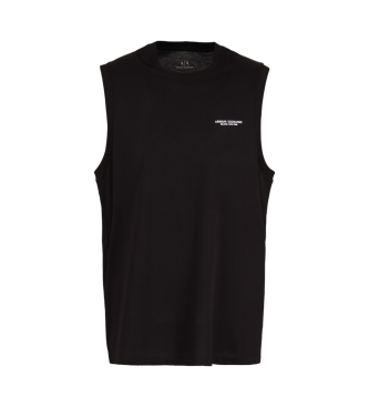 Armani Exchange Schwarzes Tanktop