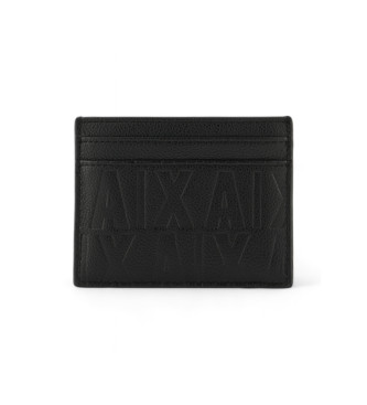 Armani Exchange Porte-cartes noir uni