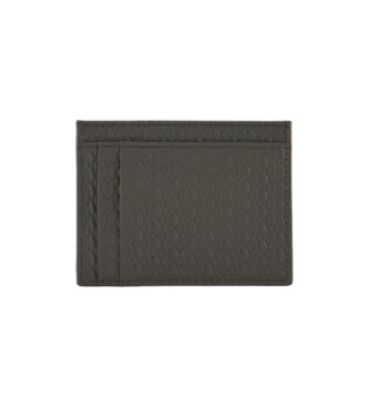 Armani Exchange Czarne etui na karty z logo