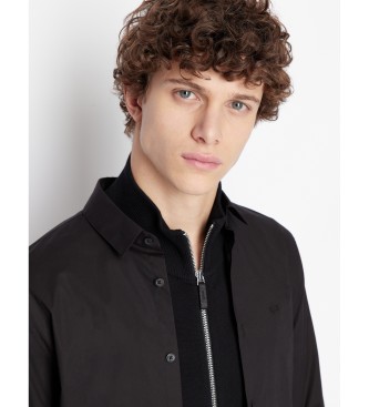 Armani Exchange Veste en maille Lisa noire