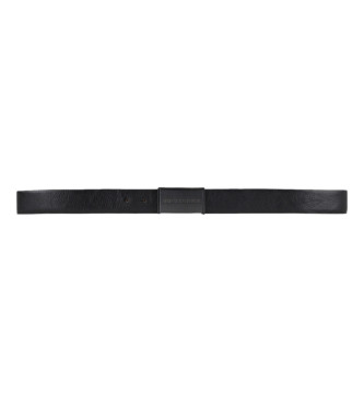 Armani Exchange Ceinture en cuir noir