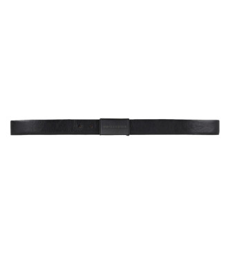 Armani Exchange Ceinture en cuir noir