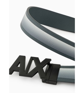 Armani Exchange Green leather belt