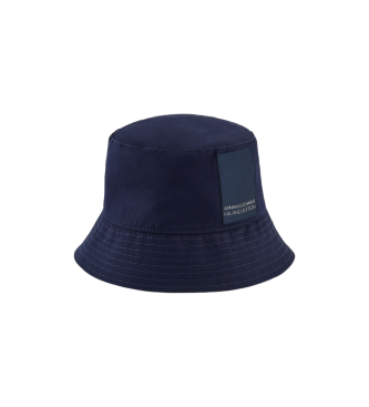 Armani Exchange cappello a cilindro blu