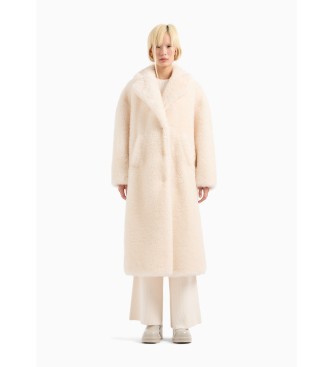 Armani Exchange White long coat