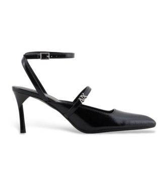 Armani Exchange Decollete Super shy chaussures en cuir noir