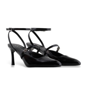 Armani Exchange Decollete Super shy chaussures en cuir noir