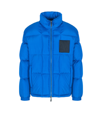 Armani Exchange Blauw gewatteerd jack