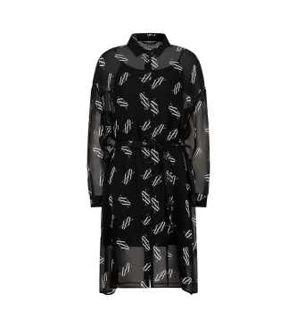 Armani Exchange Robe en gaze noire