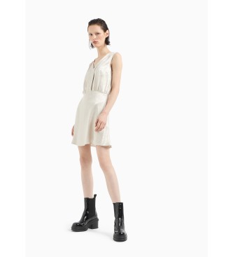 Armani Exchange Vestido Sle beige