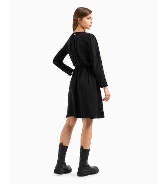 Armani Exchange Vestido Clsico negro