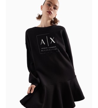 Armani Exchange Vestido corto negro