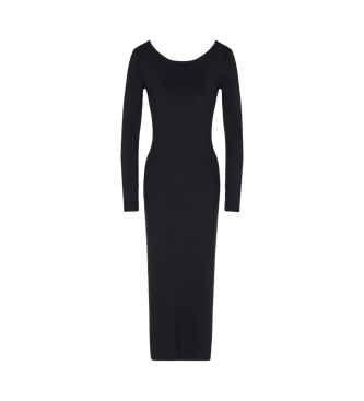 Armani Exchange Schwarzes Bodycon-Kleid