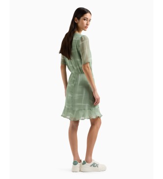 Armani Exchange Wickelkleid grn