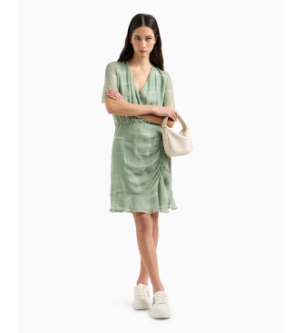 Armani Exchange Wickelkleid grn