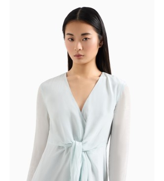 Armani Exchange Robe Fit & Flare verte