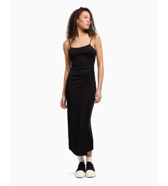 Armani Exchange Black slip dress