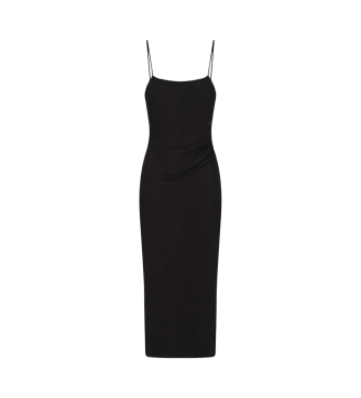 Armani Exchange Black slip dress