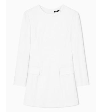 A|X Armani Exchange Flared dress white