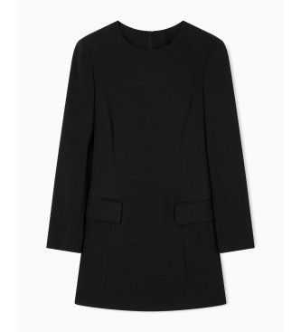 A|X Armani Exchange Flared dress black