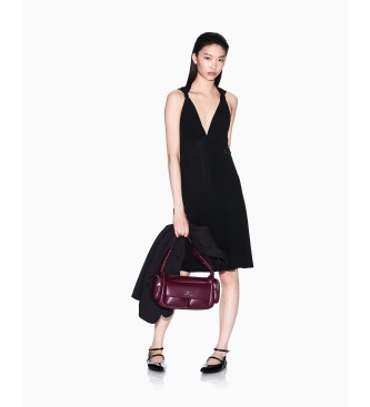Armani Exchange Robe midi vase noir