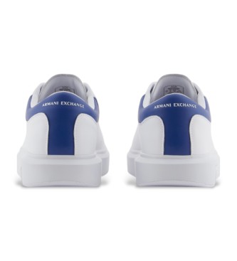 Armani Exchange Xux Leather Sneakers branco