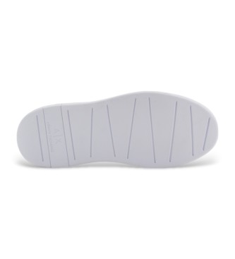 Armani Exchange Xux Leather Sneakers branco