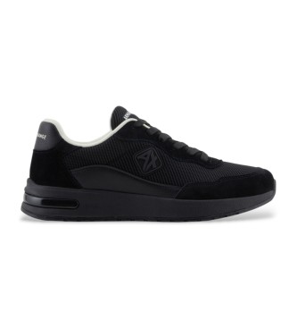 Armani Exchange Schwarze Logo-Turnschuhe