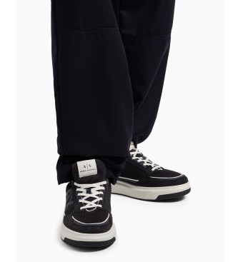 Armani Exchange Turnschuhe English schwarz