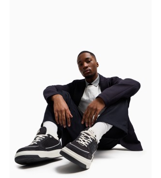 Armani Exchange Turnschuhe English schwarz
