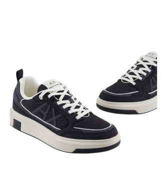 Armani Exchange Turnschuhe English schwarz