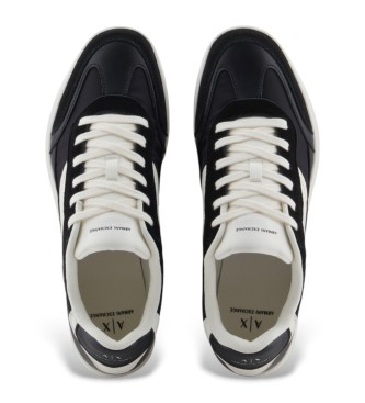 Armani Exchange Baskets noires avec logo