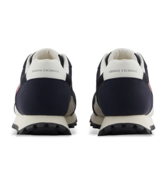 Armani Exchange Trainers logo marine